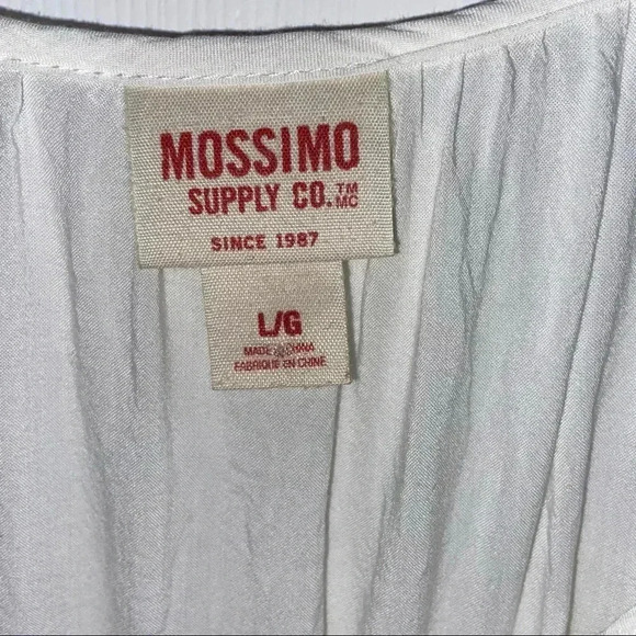 Mission 3/4 length rayon top white sz of - Picture 2 of 4